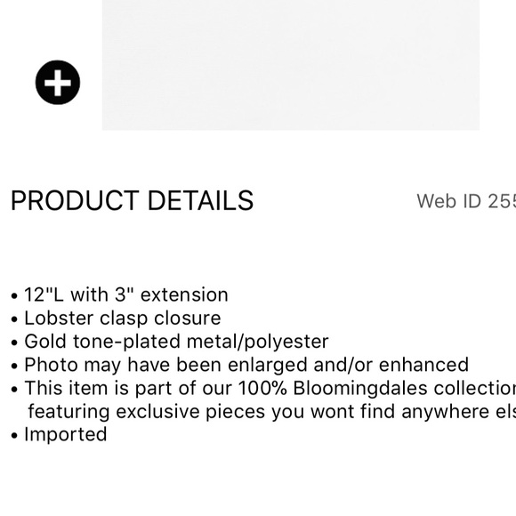 NORDSTROM AQUA Kylie corset choker necklace - Picture 6 of 8